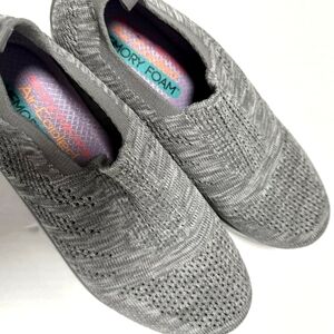 Skechers Air-Cooled Memory Foam Slip On, Women 8.5, Gray